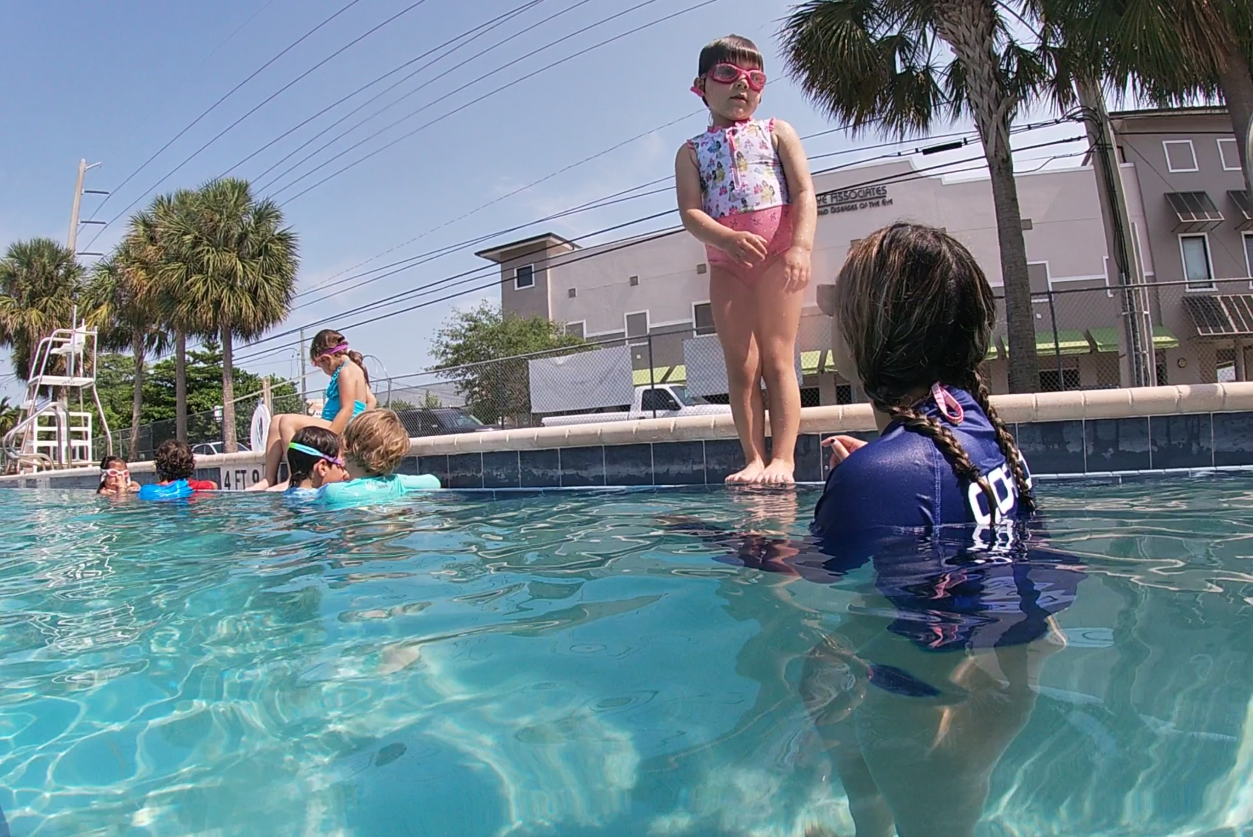 Group swim lessons at Murray Park Aquatic Center