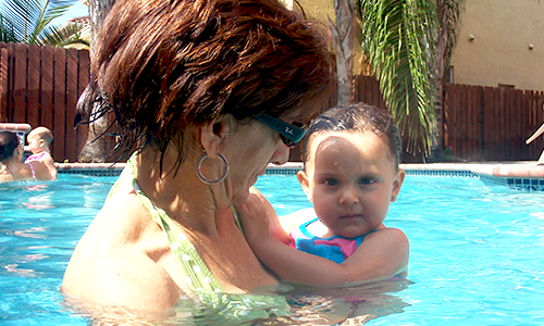 Parent and me swim lessons in South Miami